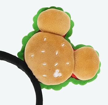 Disney - ハンバーガー 耳 カチューシャ ディズニー 海外ハンドメイド作家様 未使用品 ディズニーハンバーガー耳カチューシャ